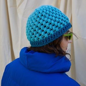 Tranquil Turquoise Handmade Crochet Beanie